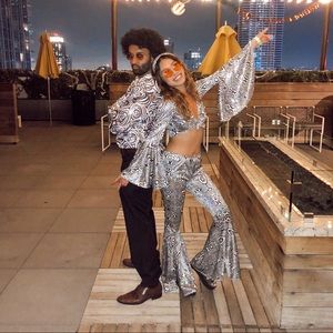 70s disco couple costume